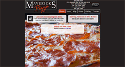 Desktop Screenshot of maverickspizza.com